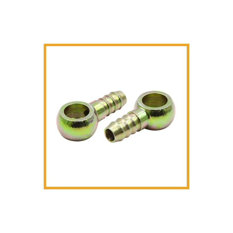Partuto 12mm ID Hose Barb 16mm Banjo Fitting Adapter for