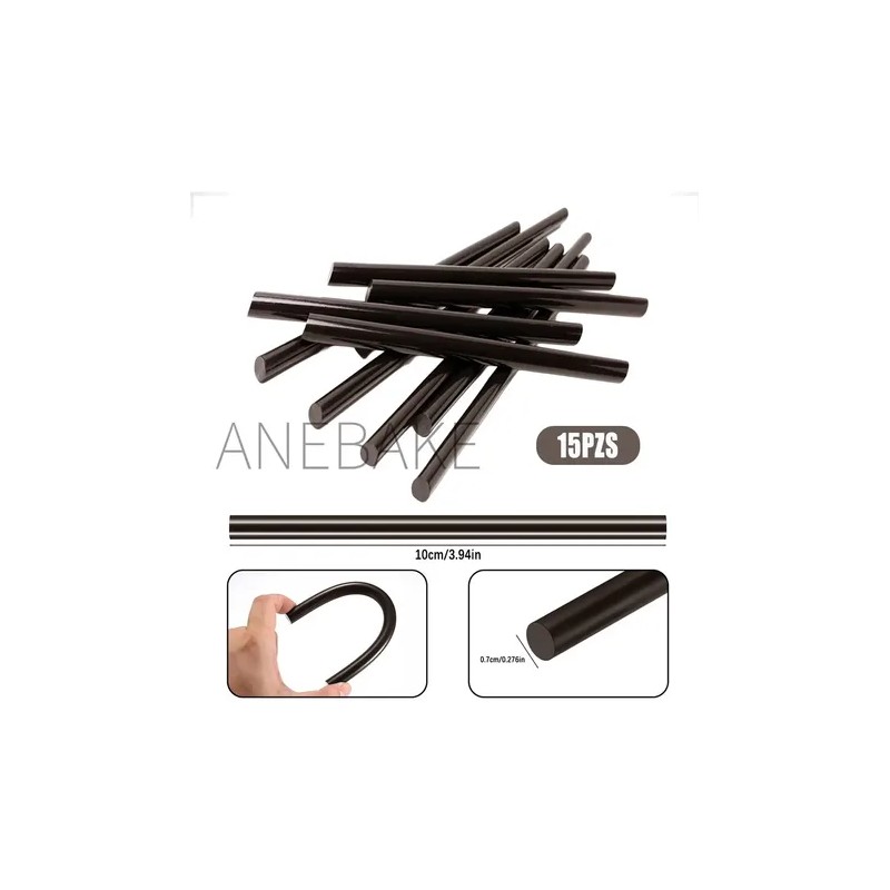 Anebake 15pzs Keratina En Barra Queratina Premium Para Extensiones,marrón