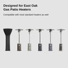 EAST OAK Patio Heater Covers with 300D Oxford Fabric, Zipper,