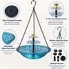 Hanging Solar Bird Bath Fountain for Garden Decor – 3-Tier