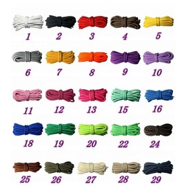 Extra Long 78.5Inch Round Shoealces Shoe Laces Shoestrings of Polester Black