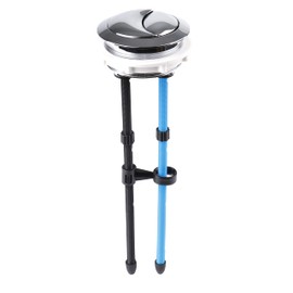 Toilet Push Button 58mm Thread Diameter Dual Push Flushing Button Adjustable Toilet Water Tank Button