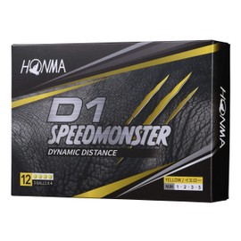 Honma BT2003 Golf Ball D1 SPEED MONSTER Speed Monster 1 Dozen 12 Balls HONMA_YELLOW SPEEDMONSTER