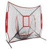 7x7 Ft Baseball Softball Practice Net for Pitching Batting Hitting