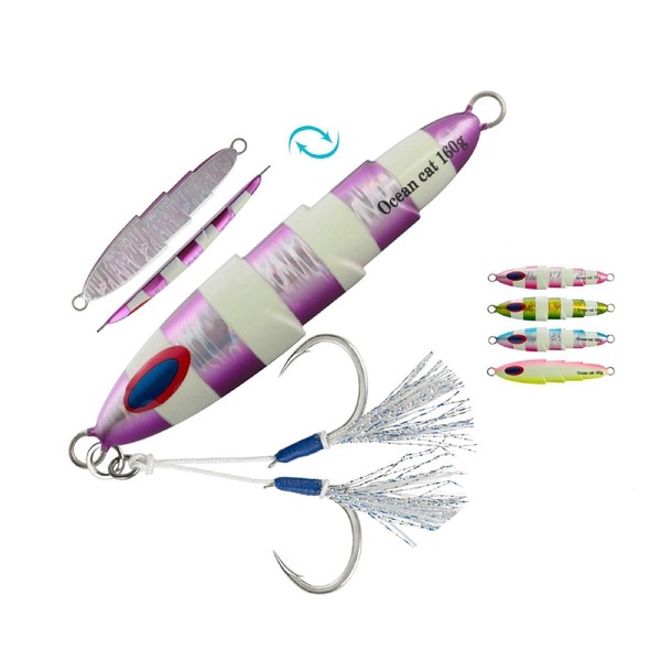 OCEAN CAT Deep Water Fast Slow Metal Lead Jig Jigging