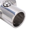 90° T Tee Tube Pipe Connector 1in/25.4mm ID Separable Stainless