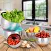 Wildone Mixing Bowls with Airtight Lids Set, 5PCS Stainless Steel