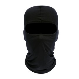 KOMUNJ Ski Mask, Balaclava for Men and Women, Neck Gaiter, UV Protection, Windproof, Warm, for Motorcycling, Snowboarding, Cycling, Outdoor Sports, black