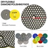 DT-DIATOOL Dry Diamond Polishing Pads 4 Inch/100mm 8PC #200 for