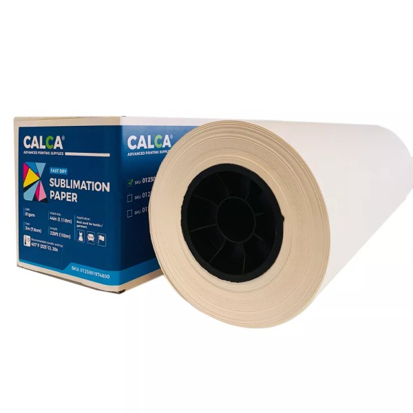 CALCA US Stock 81g 44" x 328' Dye Sublimation Paper