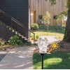 YZYOE Solar Powered White Angels Lights, Garden Decorative Resin Cute