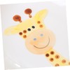 MERRYHAPY Giraffe Pattern Ceramic Plate for Boy Girl Porcelain Feeding