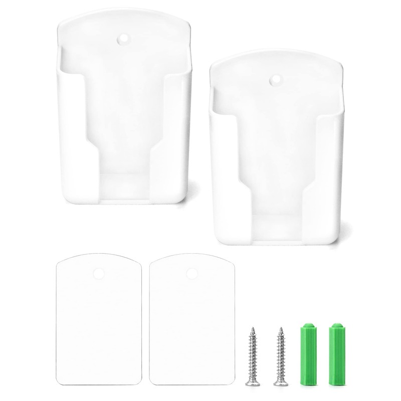 QWORK® 2 PCS Remote Control Holder Wall Mount Bracket with