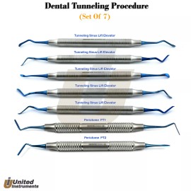 Medentra Titanium - Vista Tunneling Procedure Tools Kit PPAELA Implant Dental Instruments