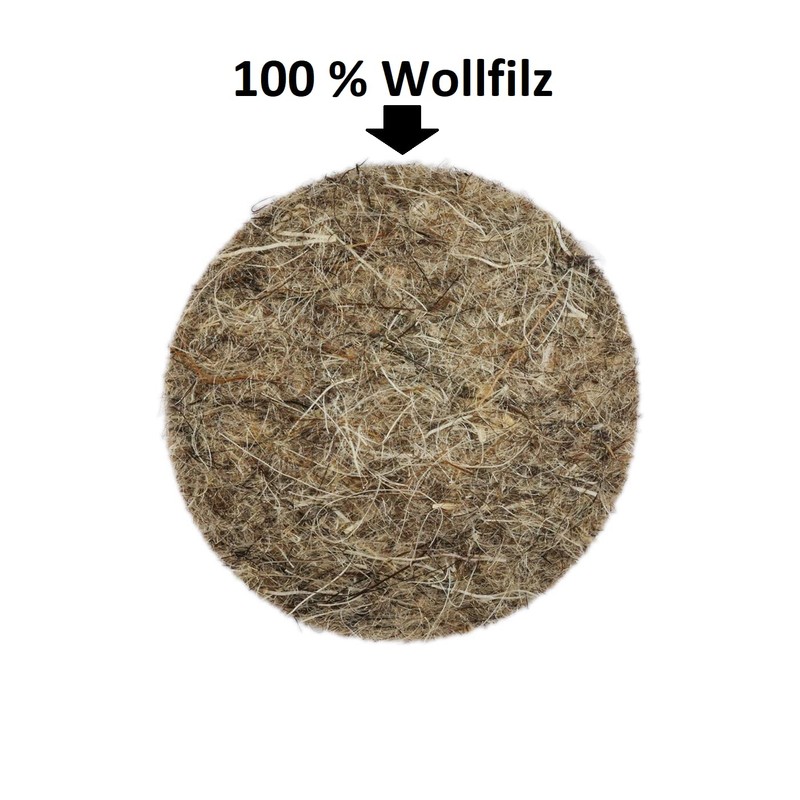 High Quality Felt Glides with Nails, 5 mm Thickness –