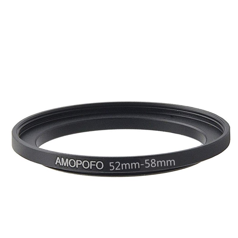 52 mm to 58 mm metal filter ring, 52-58 mm