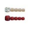 YONAIL False Toenails with Glue Design Glitter Fake Toenails for