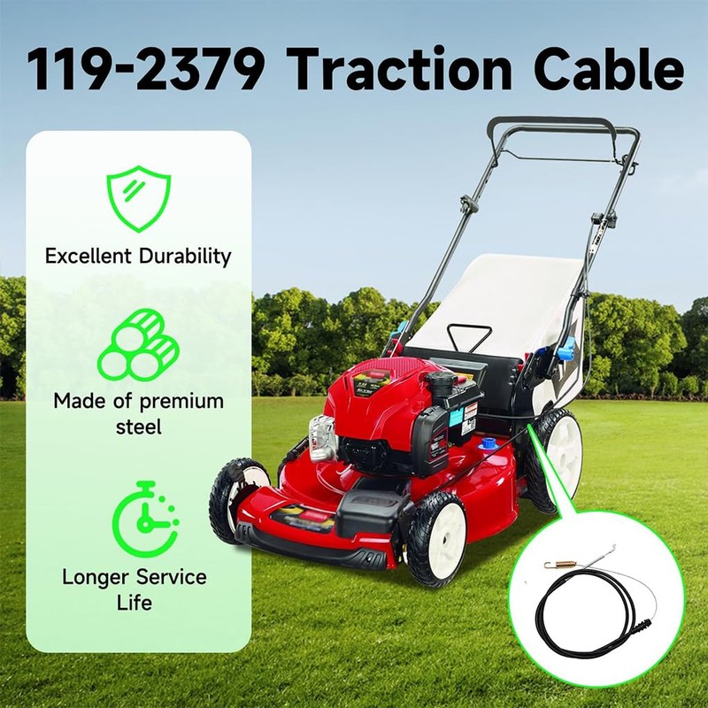 119-2379 Traction Cable Compatible With Recycler 22 Inch Self Propelled