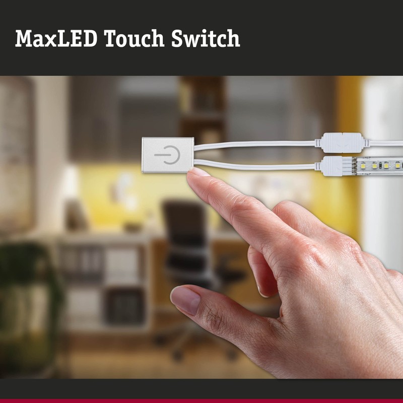 Paulmann 70975 MaxLED Touch Switch max. 144 watt dimmable Silver