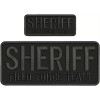 SHERIFF FIELD FORCE TEAM MEMB PATCHES 4X10 & 2X5 VELCR@