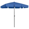 vidaXL UV Protective Adjustable Beach Umbrella-Up to 96.5" Height, Durable