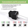 XANHAM Telephone Cable 2 Way Splitter(3 Pack) RJ11 6P4C Phone