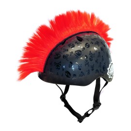 Hairy-RS NEW Motorcycle Helmet Mohawk / Hairy-Rs / Red / 12-8988