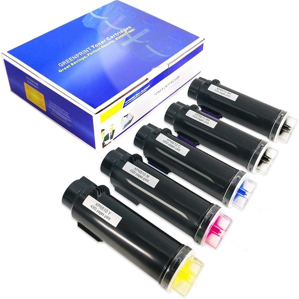 5 Packs Compatible Toner Cartridges Xerox Phaser 6510 6510n WorkCentre