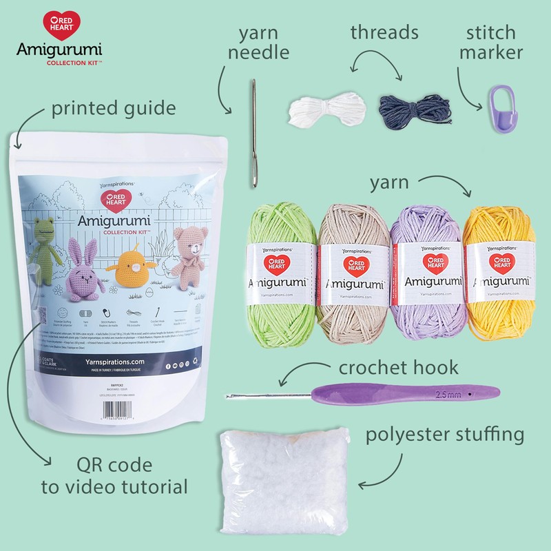 RED HEART Amigurumi Backyard Kit