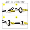 Towable Rope Connector for Tubing,Boat Tubes Quick Connect Rope for