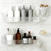 CQKEDMA Acrylic Shower Caddy Adhesive, 4 Pack No Drilling Clear