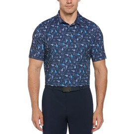 Callaway Men's Standard All Over Golf Ball & Tee Polo, Peacoat