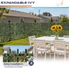 Windscreen4less Artificial Expandable Ivy Leaf Faux Leaves Privacy Fence Screen