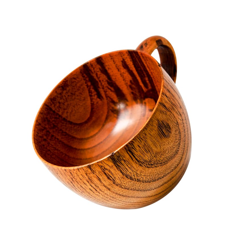 Danweix Wooden Shaving Bowl with Handle, Shaving Soap & Cream