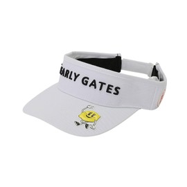 Parly Gates 053-5187502 Unisex Sun Visor (BIO Name and Size Adjustable) / Golf Hat, 030_white, Free size