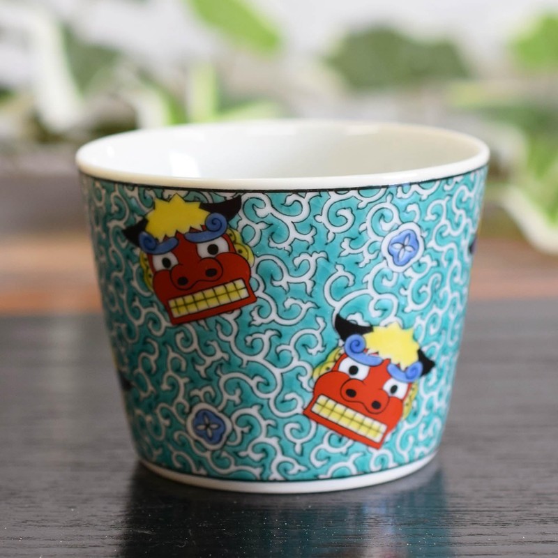 Sobachoko Stylish Tableware, Kutani Ware, Soba Bokokuchi, Shishimai, Ceramic, Japanese