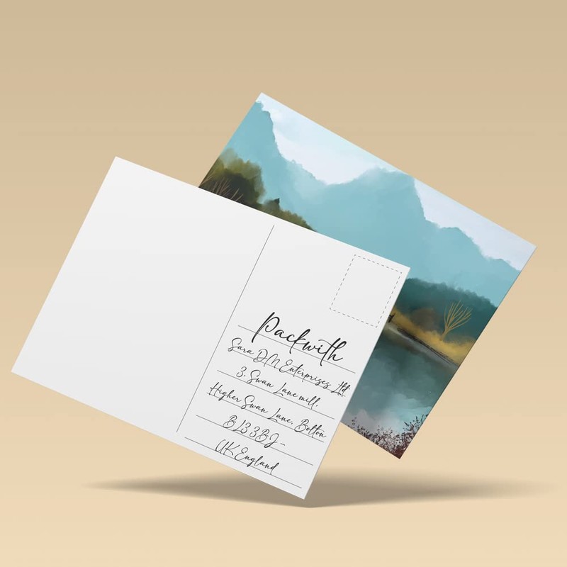 Pack of 10 Blank Postcards White Cards (149 x 105