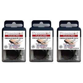 Precision Lock PLS-24 PRO Concealed Magnetic Catch (Тhrее Pаck)