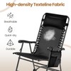 Yaheetech 26in Rocking Chair Outdoor Zero Gravity Folding Chairs Rocking