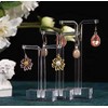 Seimeinoki Earring Stand, 6 Pieces, Acrylic, Transparent, Earrings, Display Stand,