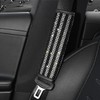 JDDRY Bling Rhinestone Seat Belt Cover, Two-Tone Diamond Sparkle Shoulder