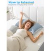 QUEEN ROSE Body Pillow for Side Sleepers, Shredded Memory Foam