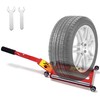 Wayona Portable Tire Jack Tool with Roller Plate, Tire Lifting