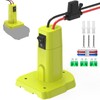 1 Pack Power Wheel Adapter Compatible with Ryobi 18V Battery,