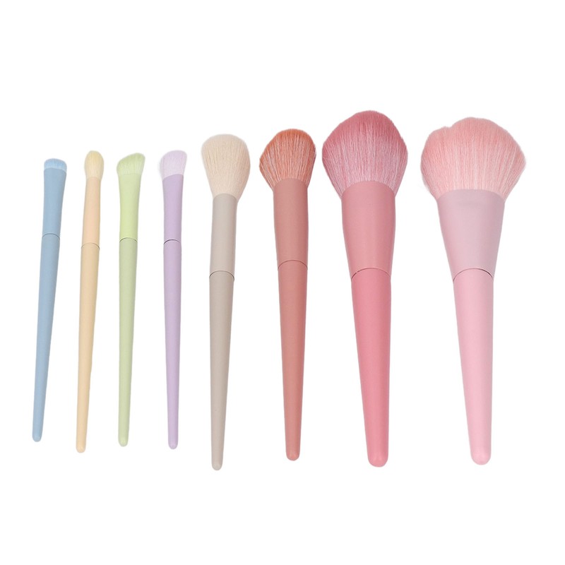 8pcs Makeup Brush Set Ergonomic Powder Eyeliner Eyeshadow Concealers Brushes