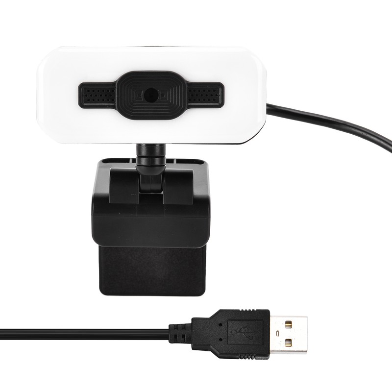 2K Web Camera Automatic Focusing 1080p with LED Light Computer