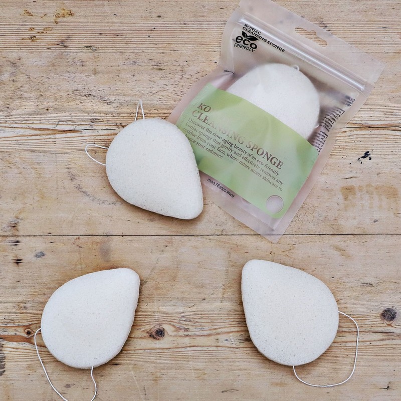 Cure31 Konjac Sponge Hypoallergenic Organic Face Wash Sponge / 큐어31