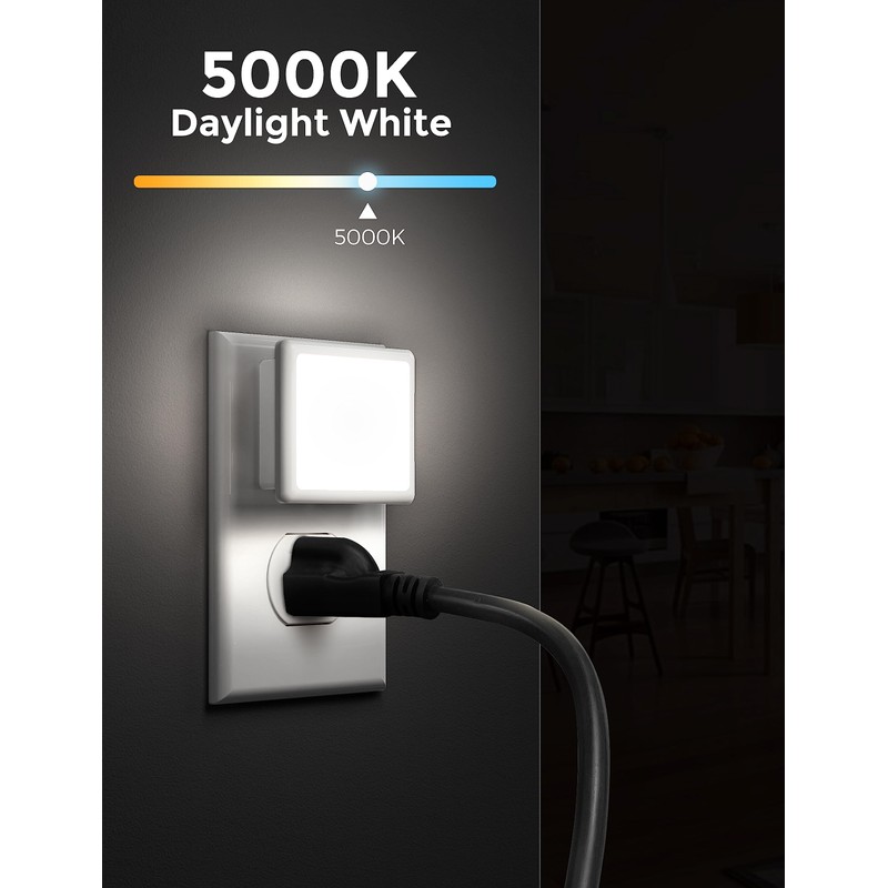 L LOHAS LED Night Lights Plug into Wall 2-Pack, 0.3W
