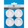 interDesign Utility Hooks, Self-Adhesive Organizers for Entryway, Kitchen, Bathroom, Office
