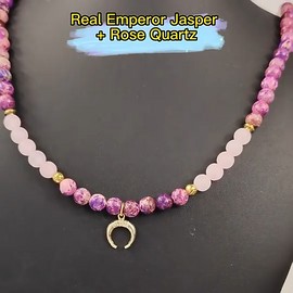 Unbranded 108 Mala Beads Prayer Rose Quartz Healing Meditation Yoga Bracelet Necklace Gift